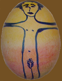 Easter Egg Man Side