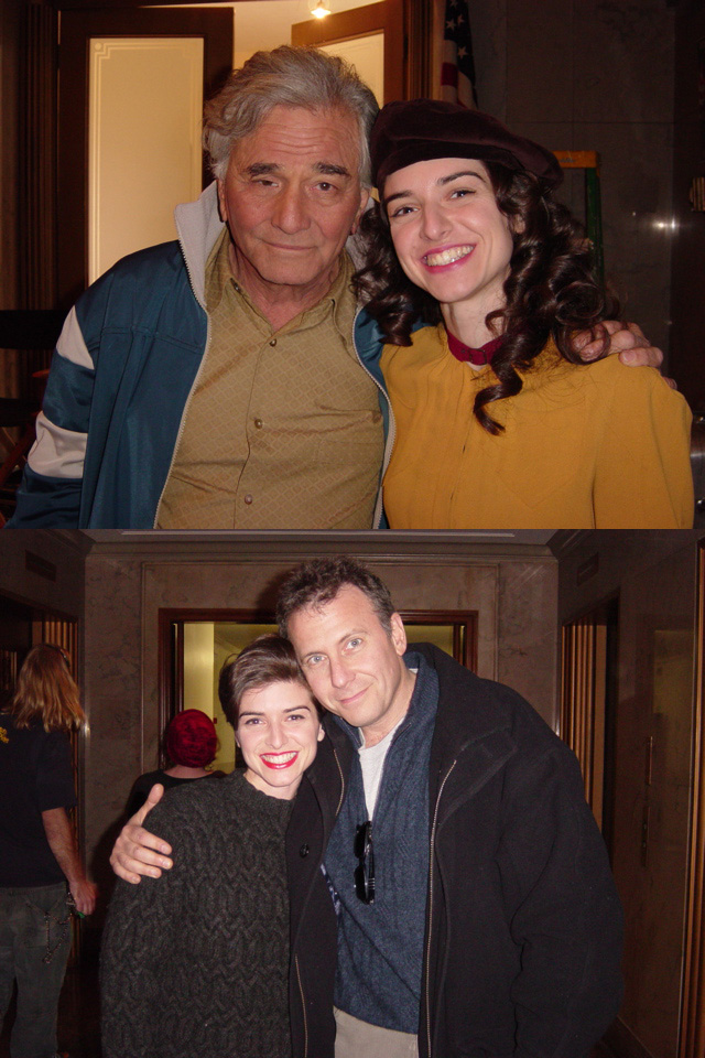 Catherine Taormina with Peter Falk and Paul Reiser