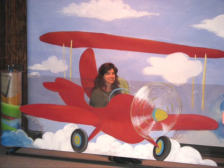 Catherine Taormina working crew in a Motorola commercial