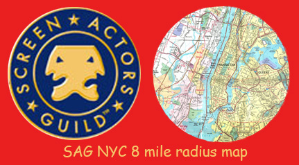 Click Here For The SAG (Screen Actor's Guild) NYC 8 Mile Radius Map